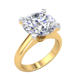 Bague pour femme en or massif 14K avec EF Color Lab Grown VS Clarity Diamond Premium Jewelry - Product Image 1