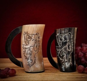 Medieval Buckle Wine Beer Mead <b>Mug</b> - Polished - Birthday & Groomsmen's Gifts for Him - Product Image 2