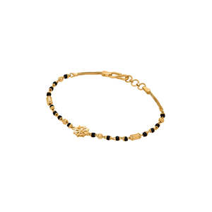 กำไลข้อมือมิลา เธรด มังกาลสุตร ทำจากโลหะผสม - Product Image 4
