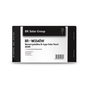 Panneau solaire monocristallin de type N BR-M340W 405W du groupe BR Solar - Product Image 2