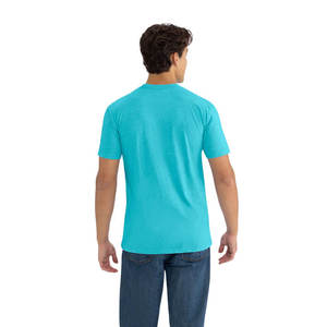 Camiseta de Punto CVC Premium para Hombre, Modelo 6210, Tela Suave al Tacto para Serigrafía, Unisex, Transpirable - Product Image 2