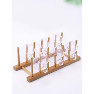 Mesa de comedor para el hogar Soporte de vidrio Organizador de tazas de restaurante de 3 agujeros Almacenamiento de cristalería elegante a precio atractivo por ACMI - Product Image 3