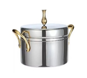 หม้อปรุงอาหารที่อบอุ่นอาหารทำด้วยมือทำจากโลหะคุณภาพระดับพรีเมียม - Product Image 3