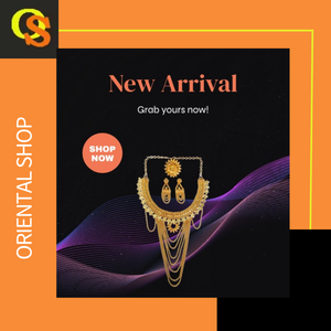 Comprar 22K chapado en oro collar pendientes anillo conjunto con diseño tradicional conjunto de joyería nupcial para la venta por los exportadores - Product Image 3