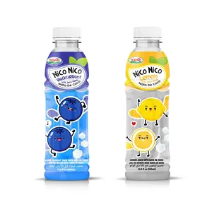 Nata de Coco suyu içecek 500ml Nico Nico vietnamca hindistan cevizi suyu meşrubat dolum makinesi içecek toptan meyve ve sebze suyu tedarikçisi