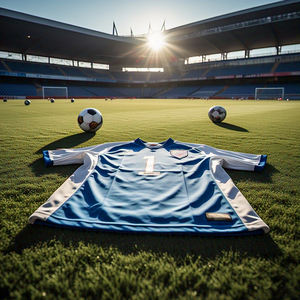 Haut de maillot de football à col en V, vêtements personnalisés pour jeunes, maillot de football à séchage rapide, haut unisexe - Product Image 3