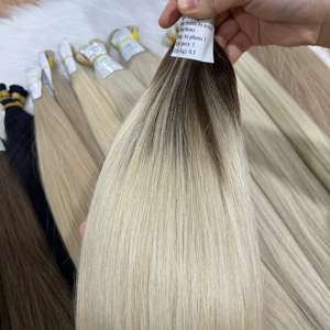 Pour Ombre 4.0/10.0 Extensions de cheveux humains vierges de haute qualité Tendance chaude Style slave Structure forte Texture soyeuse lisse Natura - Product Image 1