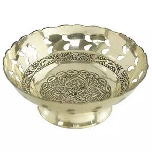 Juego de cuencos clásicos para el hogar, Juego de 3 tazones de acero redondos y dorados de diseño moderno para ensaladas, para Hotel, restaurante, frutos secos y frutas - Product Image 5