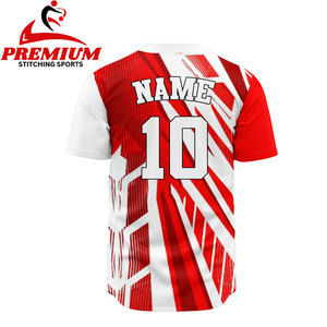 เสื้อเบสบอลของผู้ชายชุดเครื่องแบบไซส์พิเศษผลิตตามสั่งระบายอากาศได้ดีพิมพ์ซับลิเมชัน - Product Image 2