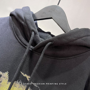 Sweats à capuche unisexes de haute qualité hommes personnalisés 3D pour sweats à capuche surdimensionnés à impression bouffante avec logo brodé en mousse printemps ODM approvisionnement - Product Image 3