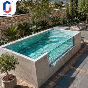 Piscina Contenedor Prefabricada, Piscina Elevada para Exteriores, Piscina para Jardín, Piscina para Hotel con Sistema de Filtración - Product Image 3