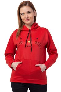 Offre Spéciale femmes polaire à capuche cou sweats à capuche fabriqué en usine OEM Service impression sweat hiver polaire tissu à capuche - Product Image 3