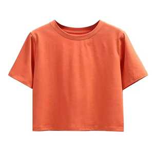 Camisetas de mujer de manga corta de 5 piezas de inicio personalizado con fabricantes de ropa de impresión DTF personalizados - Product Image 2