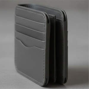 Portefeuille miniature en cuir fait main de haute qualité, à double pliage, facile à ranger, de luxe, pour les cartes, pour les affaires, dernier design américain - Product Image 4