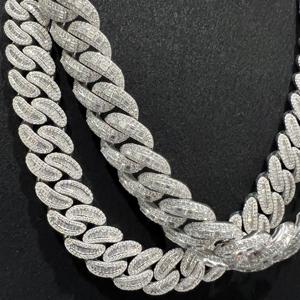 Cadena Fina Personalizada Chapada en Oro con Diamantes, Regalo para Hombre y Mujer, Certificación IGI, Estilo Hip Hop Miami, Cadena Cubana - Product Image 3