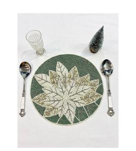 Prix ​​bas 100% fait main Écologique Durable Style vintage Rond Placemat en perles pour la maison et les mariages - Product Image 3