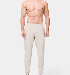 ชุดวอร์มกางเกงเล่นยิมของผู้ชายกางเกงวอร์มพิมพ์ลายสีพื้นเป็นมิตรกับสิ่งแวดล้อมชุดวอร์มไซส์ใหญ่สำหรับออกกำลังกายในฤดูร้อน - Product Image 1