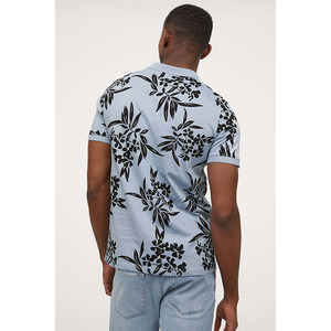 Chemise d'été à manches courtes pour homme, coupe classique, 100 % fibre de bambou, séchage rapide, anti-boulochage, jersey, couleur unie, logo personnalisé - Product Image 5