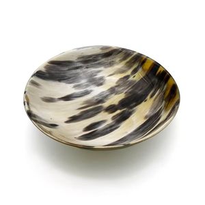 Bol de service multi-usages en corne de buffle pour salade et collations ensemble de vaisselle en corne de boeuf bols avec style de vaisselle rustique ethnique - Product Image 1