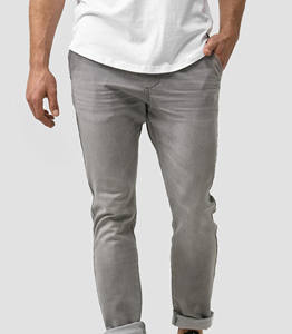 Pantalones Vaqueros Elegantes para Hombre, Estilo Urbano, Ajustados, Vintage, Elásticos, con Diseño de Bordado, Pantalones Vaqueros Rectos para Hombre - Product Image 3