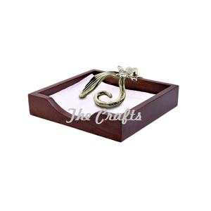 Porte-serviettes de boîte à mouchoirs en bois de conception fabuleuse avec une qualité supérieure pour l'utilisation de l'hôtel et du restaurant à la maison - Product Image 3