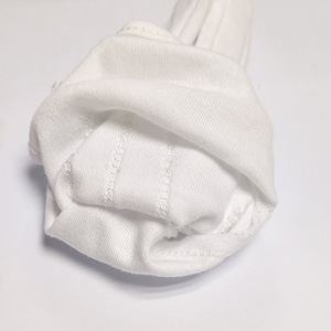 Prix de gros Gants d'inspecteur confortables en PVC noir coton fourchette à pois interlock durable pour un usage quotidien adhérence améliorée - Product Image 5