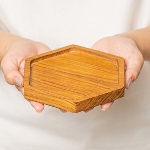 Dessous de verre en résine naturelle faits à la main avec finition en bois lisse, ensemble de sous-verres en pierre de qualité supérieure idéal pour l'exportation, les cadeaux d'entreprise, - Product Image 4