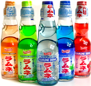 Hata 200ml carbonatada Ramune Soda caja a granel/botella crema Chocolate crema melón sabores refresco carbonato primario - Product Image 5