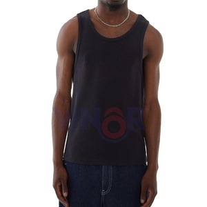Débardeurs athlétiques décontractés personnalisés nouvelle couleur unie vêtements de sport 100% coton grande taille hommes respirant séchage rapide écologique - Product Image 6