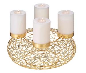 Portavelas de Metal con Forma Geométrica Única, Perfecto para Hogares Modernos que Buscan Piezas Decorativas Artísticas y Funcionales - Product Image 5