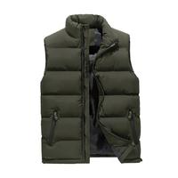 Penjualan laris ringan pria dan wanita harga murah diskon besar jaket Puffer tanpa lengan kustom musim dingin modis setengah lengan