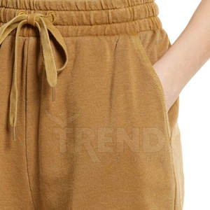 Women's High Quality Comfortable Lightweight Cotton Sweat <b>Shorts</b> Custom Logo Pocket <b>Decoration</b> Breathable Canvas OEM Colored Hot - Product Image 5