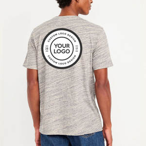 Venta al por mayor de ropa de fábrica 100% algodón camisetas de gran tamaño Unisex deportes en blanco liso impresión Slim Fit hombres camiseta - Product Image 2