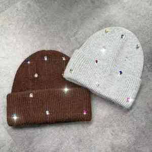 หมวกบีนนี่ประดับเพชรคุณภาพสูง ปรับขนาดได้ ปี 2026  ทันสมัย อุ่นสบาย ระบายอากาศได้ดี - Product Image 5