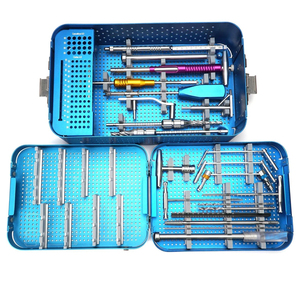 Nueva placa de bloqueo quirúrgica ortopédica DHS DCS Trauma, conjunto de implantes de cirugía ósea, Kit de instrumentos Manual - Product Image 1