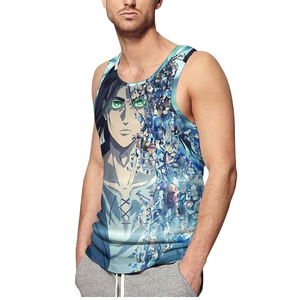 Wholesale Custom Logo Cotton Bamboo Fiber Formal <b>Singlet</b> Muscle Shirts Sleeveless Quick Dry Breathable Eco-Friendly <b>Men</b> Tank Top - Product Image 6