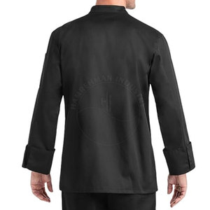 Chaquetas de Chef Personalizadas con Logotipo, 100% Algodón, Secado Rápido y Transpirables, Cómodas, Unisex, para Uso en Restaurantes, Hechas en Pakistán - Product Image 2