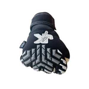 Gants de gardien de but en cuir de qualité supérieure personnalisables sur mesure coupe personnalisée poignée en latex de football en gros - Product Image 2