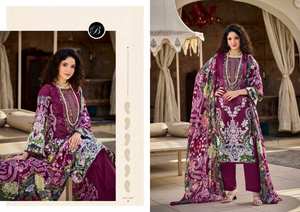 Collection de costumes à broder en coton de qualité supérieure Salwar Kameez pour la fête disponible au tarif de gros - Product Image 5