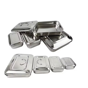 ถาดเครื่องมือทันตกรรมกล่องสี่เหลี่ยมภาชนะฆ่าเชื้อทางการแพทย์ถาดฆ่าเชื้อทางทันตกรรม - Product Image 1