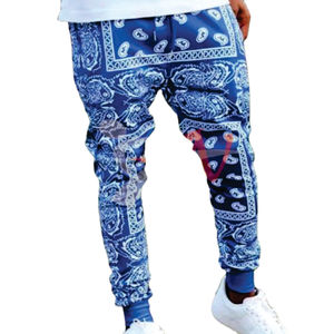 Pantalon décontracté avec logo personnalisé imprimé pour hommes Pantalon de haute qualité avec matériau flexible - Product Image 1