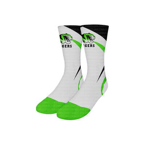 Venta al por mayor de poliéster transpirable logotipo personalizado calcetines de baloncesto para correr calcetines deportivos para hombres y mujeres - Product Image 6