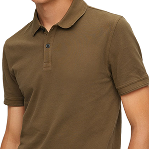 Ropa de exterior de calidad superior para hombre, ropa informal, camisetas polo, tela personalizada, talla de Color, logotipo 3D, camiseta Polo de manga corta ajustada para hombre - Product Image 2