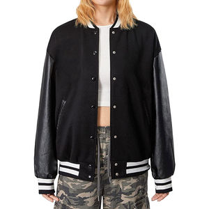 Veste universitaire pour femmes de la meilleure qualité Matériau de qualité supérieure Respirant Confortable Prix bon marché avec veste universitaire pour femmes personnalisée - Product Image 1