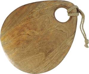 Planche à découper en bois de qualité supérieure faite à la main Planche à fromage classique et élégante avec un design unique Essentiels de cuisine personnalisés - Product Image 1