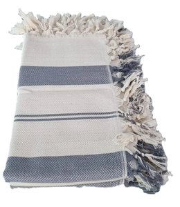 Peshtemal tissé à quatre coins, écologique et à séchage rapide - Product Image 3