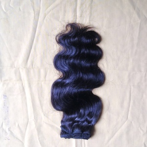 Extensiones de cabello Remy de onda profunda con estilo elegante Natural Black Virgin Indian Temple Procesamiento químico Paquetes ondulados gratis - Product Image 2