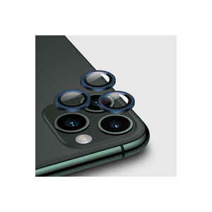 Protecteur d'objectif d'appareil photo en verre trempé de qualité supérieure TYGO CL-02 bleu marine pour iPhone 12 Pro Max - Product Image 1