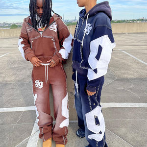 ชุดวอร์มผ้าฝ้ายสำหรับคุณแม่มีซิปเสื้อแจ็คเก็ตมีฮู้ดสำหรับคาร์โกแจ็คเก็ตเนื้อผ้าระบายอากาศได้ดีน้ำหนักปานกลาง600 GSM - Product Image 4