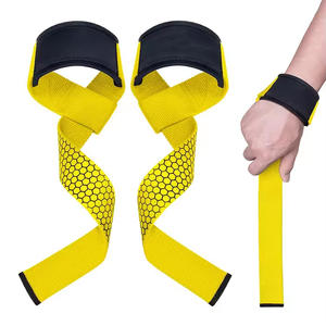 สายรัดข้อมือยกน้ำหนักแบบปรับได้ ทนทาน ระบายอากาศดี ดีไซน์รังผึ้ง ทำจากนีโอพรีน ยี่ห้อ Power Punch - Product Image 2